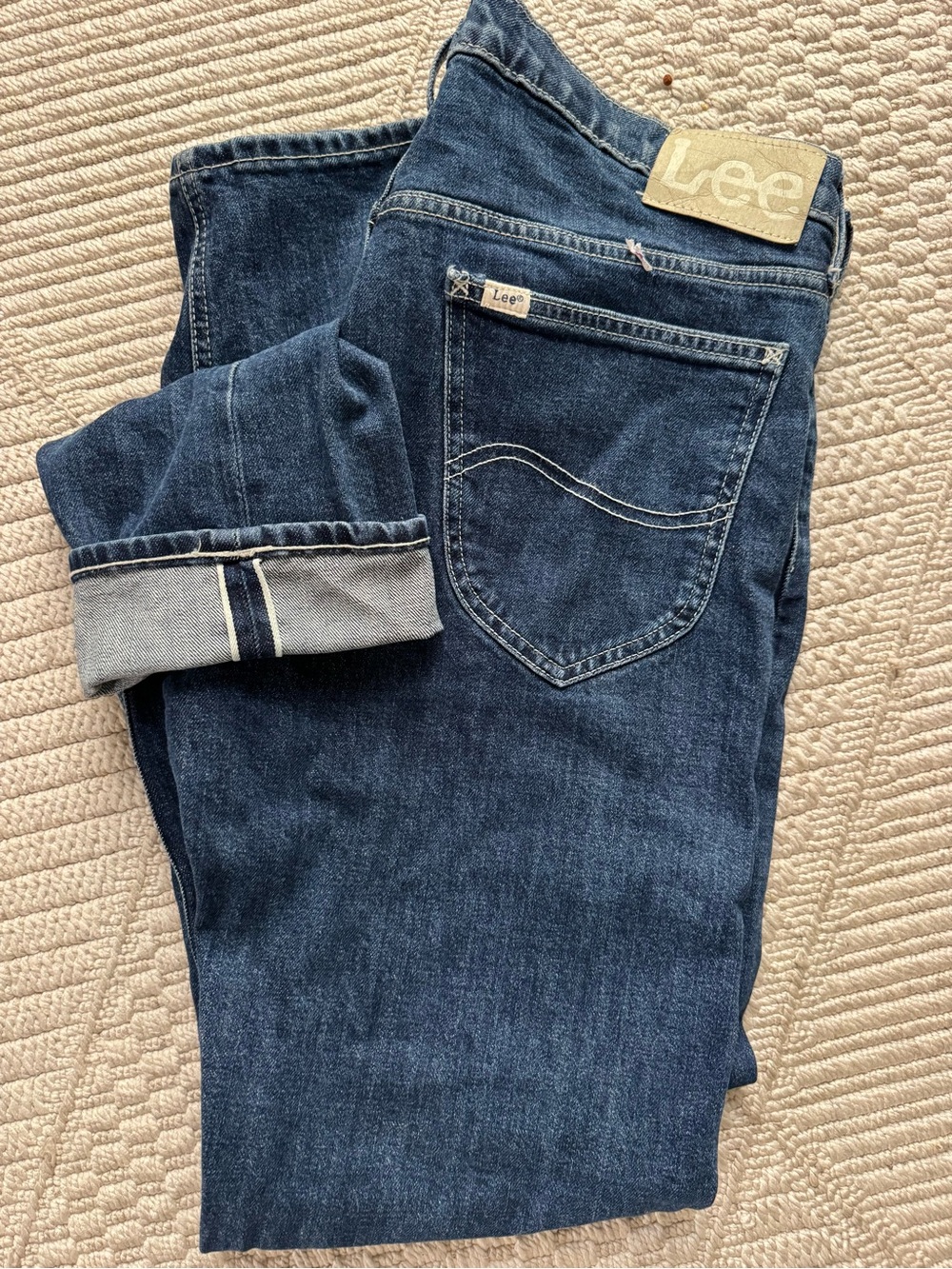 Lee selvedge c2c jeans